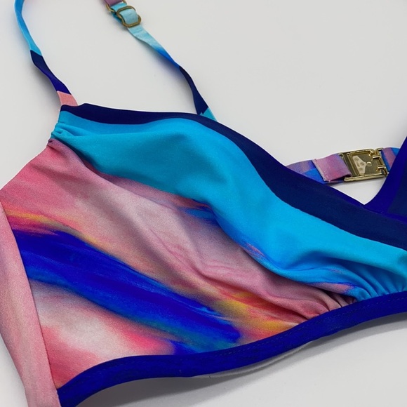 (B50) NEW Gottex Bikini Sunrise Top ONLY, Size 10, NWOT - Picture 3 of 10